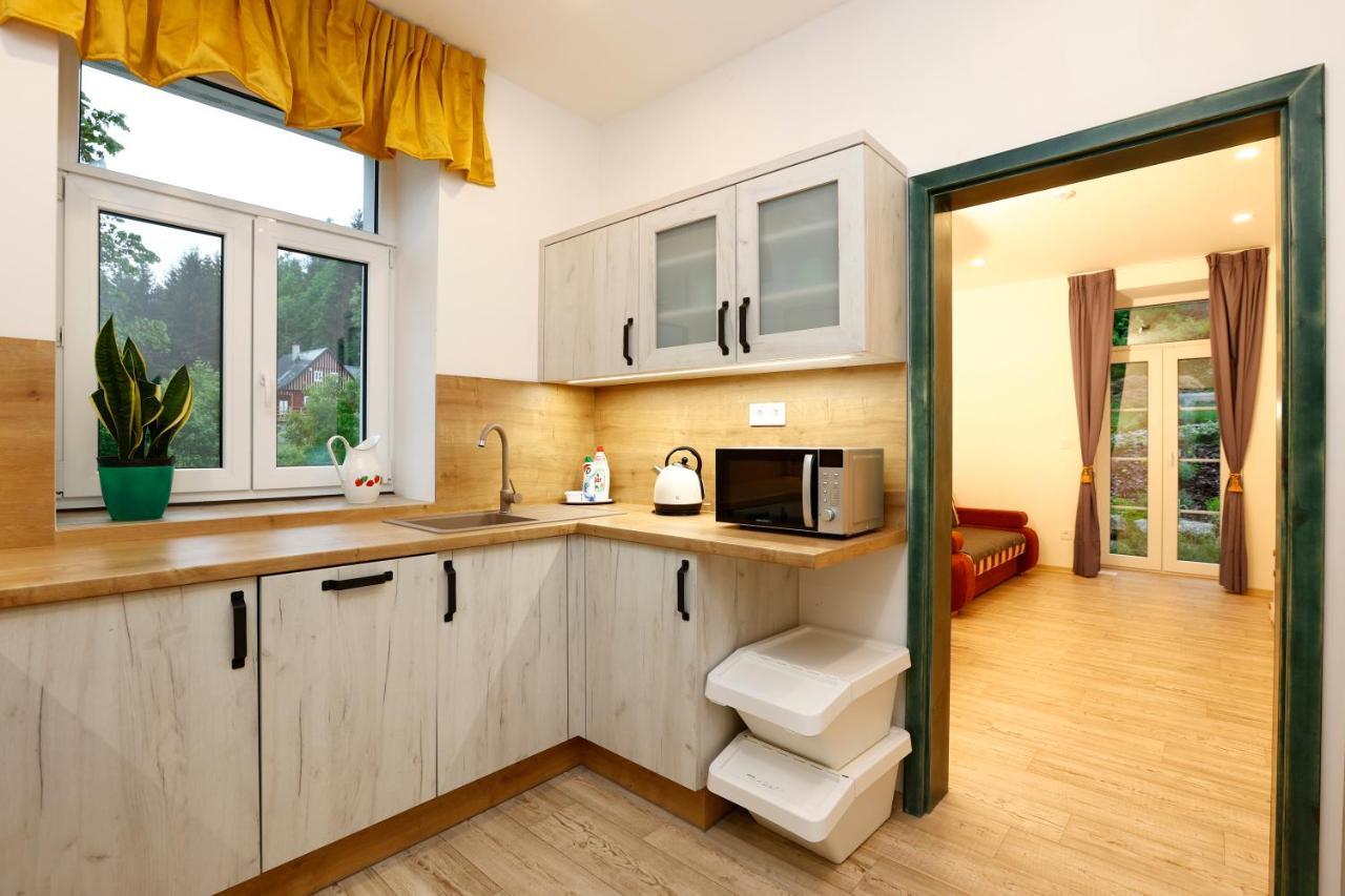 Apartmany Pod Marianskymi Schody Albrechtice v Jizerskych horach Dış mekan fotoğraf